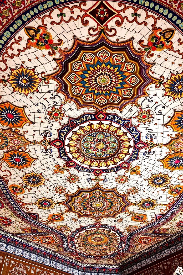 Mosaic Tile Ceiling Design - 24 Cheap Ceiling Ideas