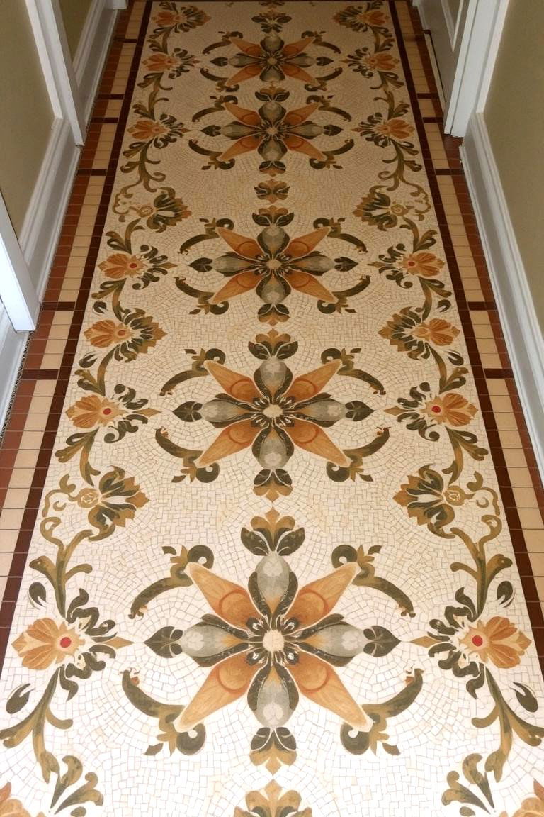 Mosaic Tile Work - 24 Art Nouveau Interior Design Ideas