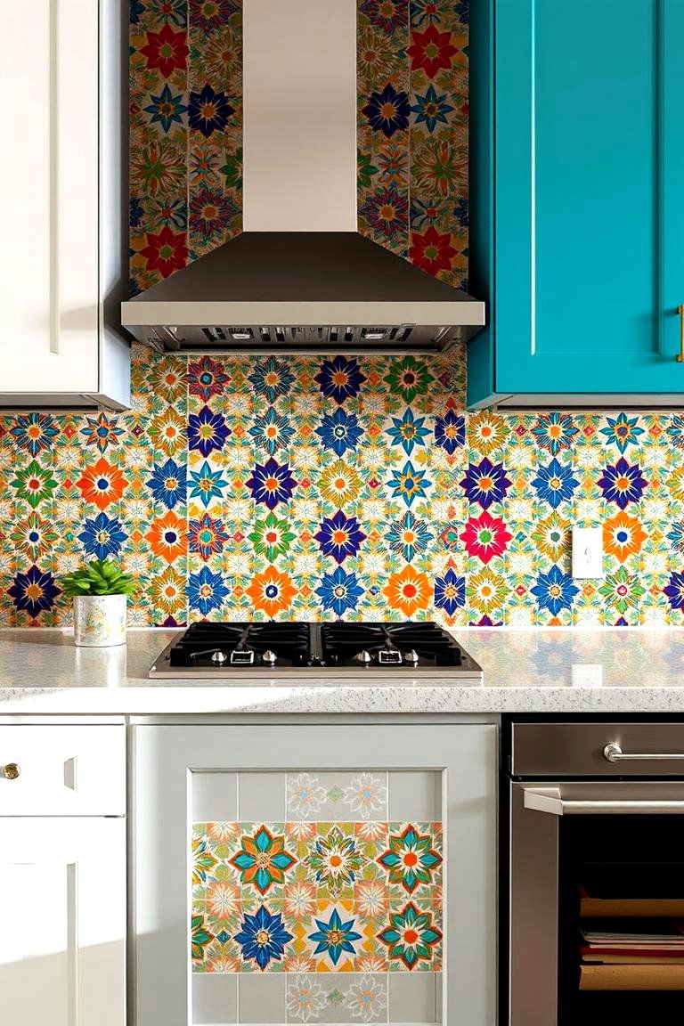 Mosaic Tiles - 24 Modern Kitchen Backsplash Ideas