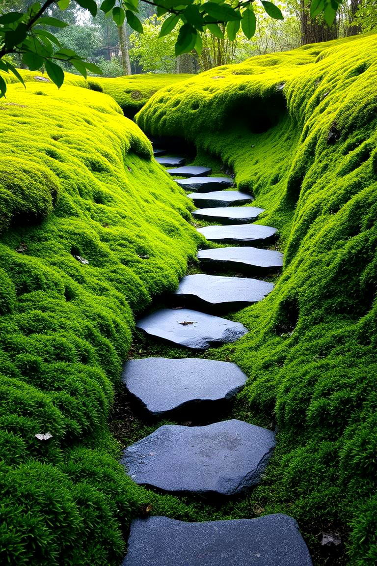 Moss Garden Sanctuary - 24 Zen Garden Ideas