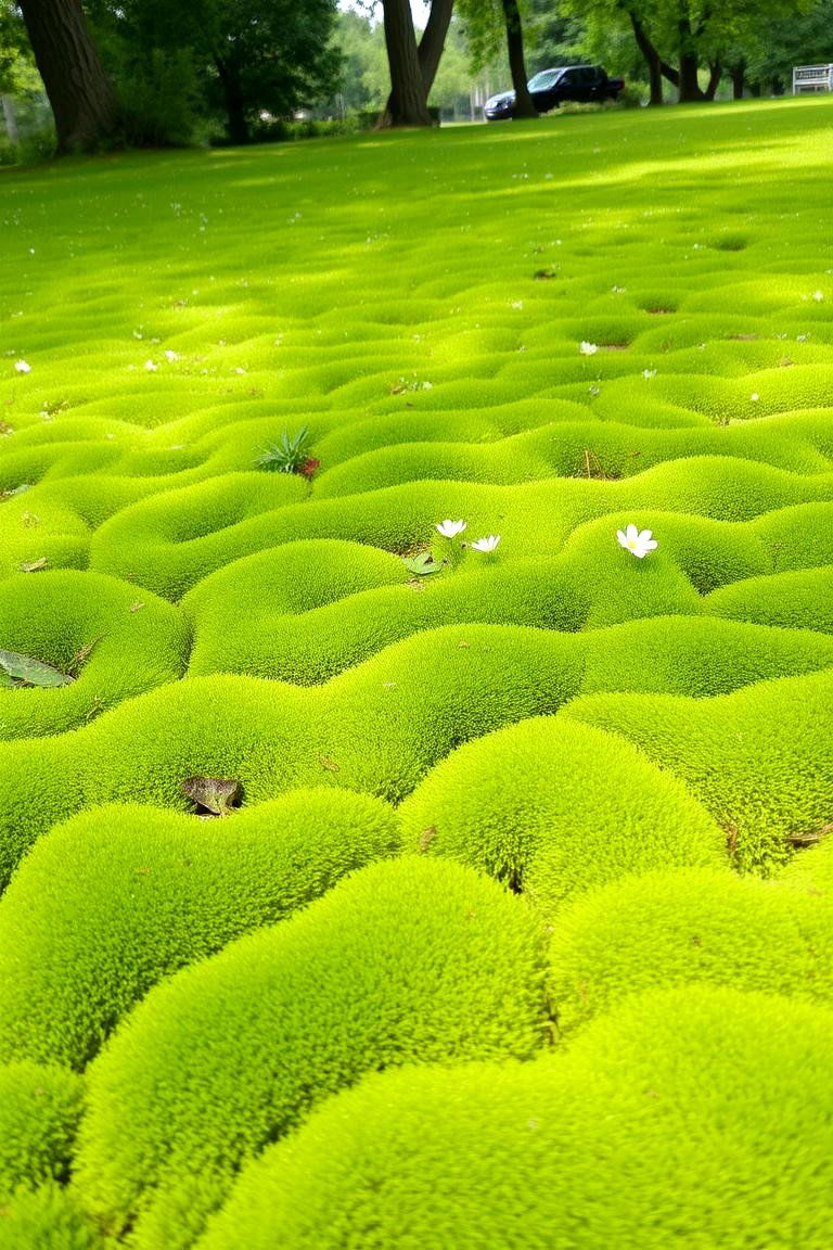 Moss Lawn Alternative - 24 Moss Garden Ideas