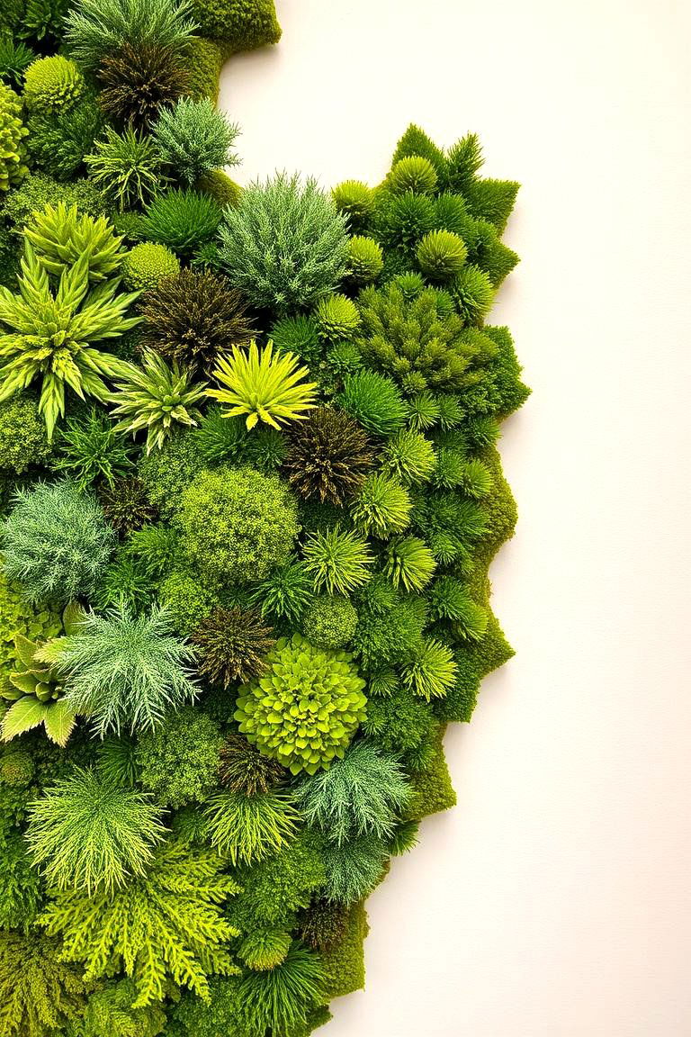 Moss Living Wall - 24 Moss Garden Ideas