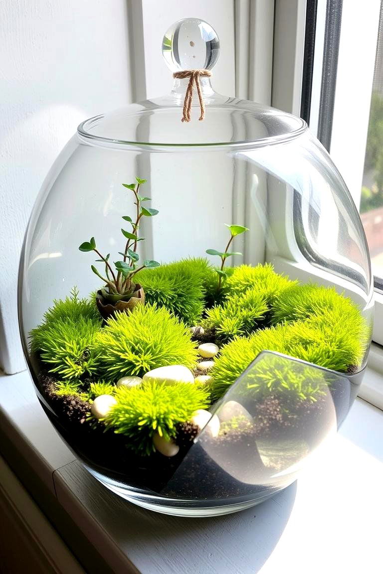 Moss Terrariums - 24 Moss Garden Ideas