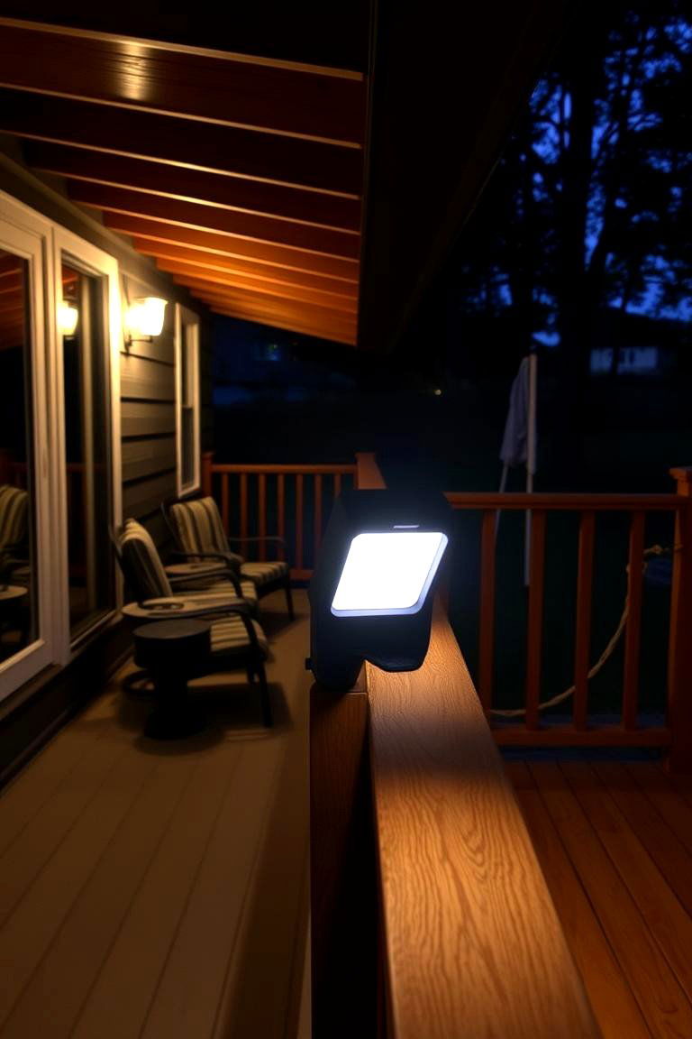 Motion Sensor Activated Deck Lights - 24 Deck Lighting Ideas