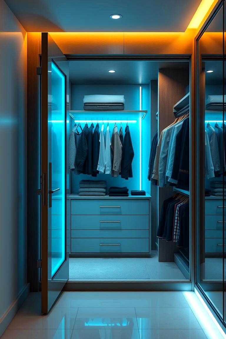 Motion Sensor Lights for Effortless Operation - 24 Closet Lighting Ideas