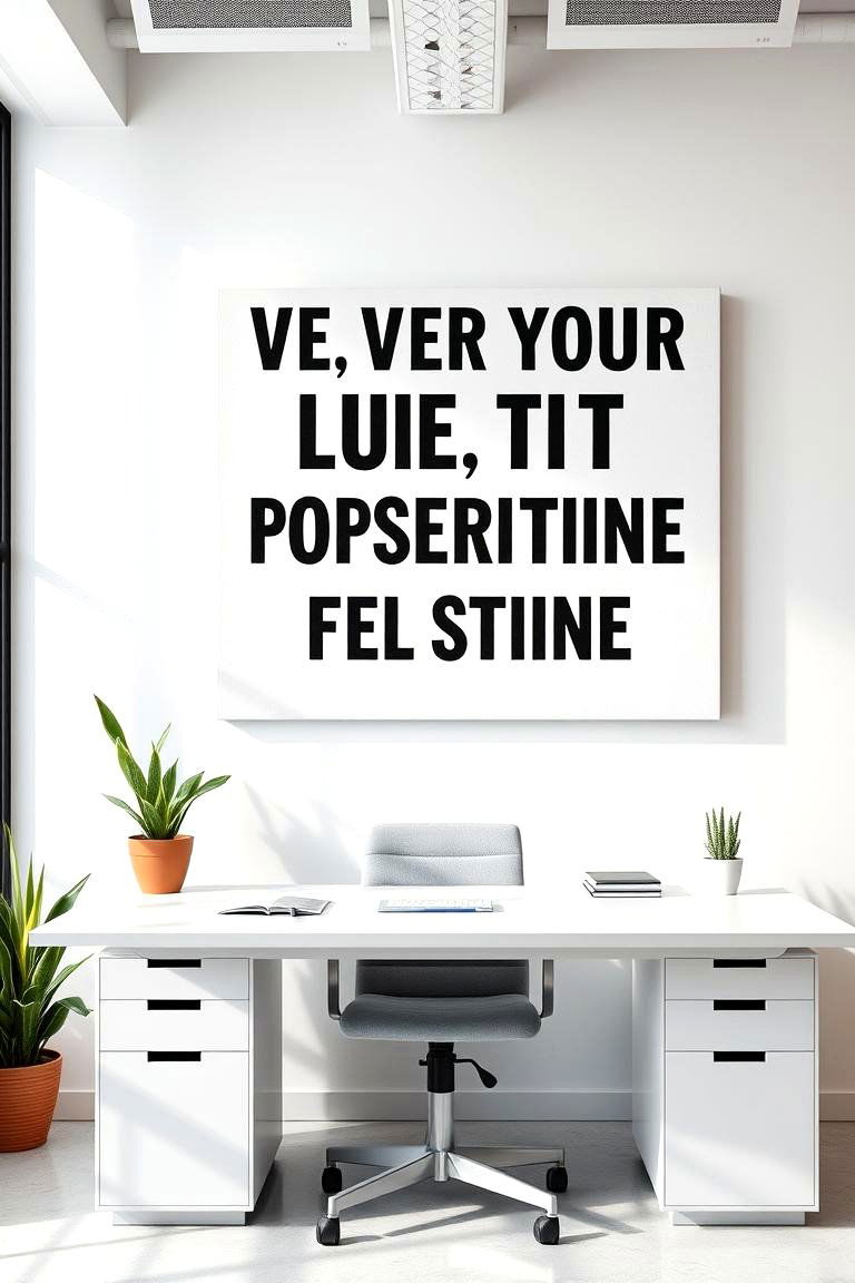 Motivational Canvas Prints - 24 Office Wall Decor Ideas