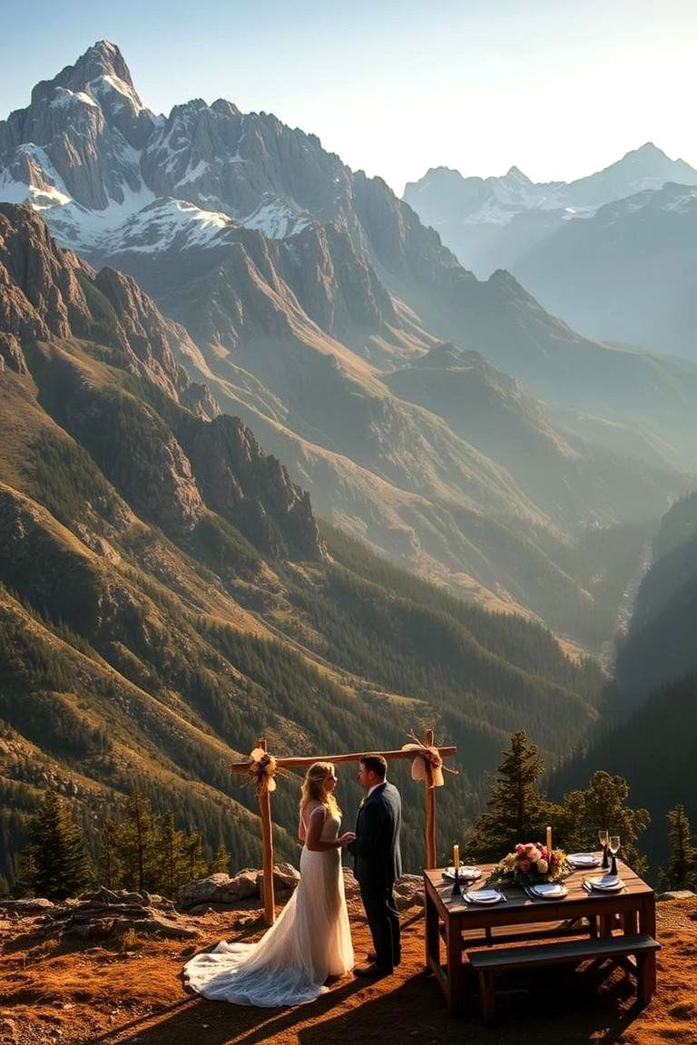 Mountain Escape Wedding - 24 Destination Wedding Ideas