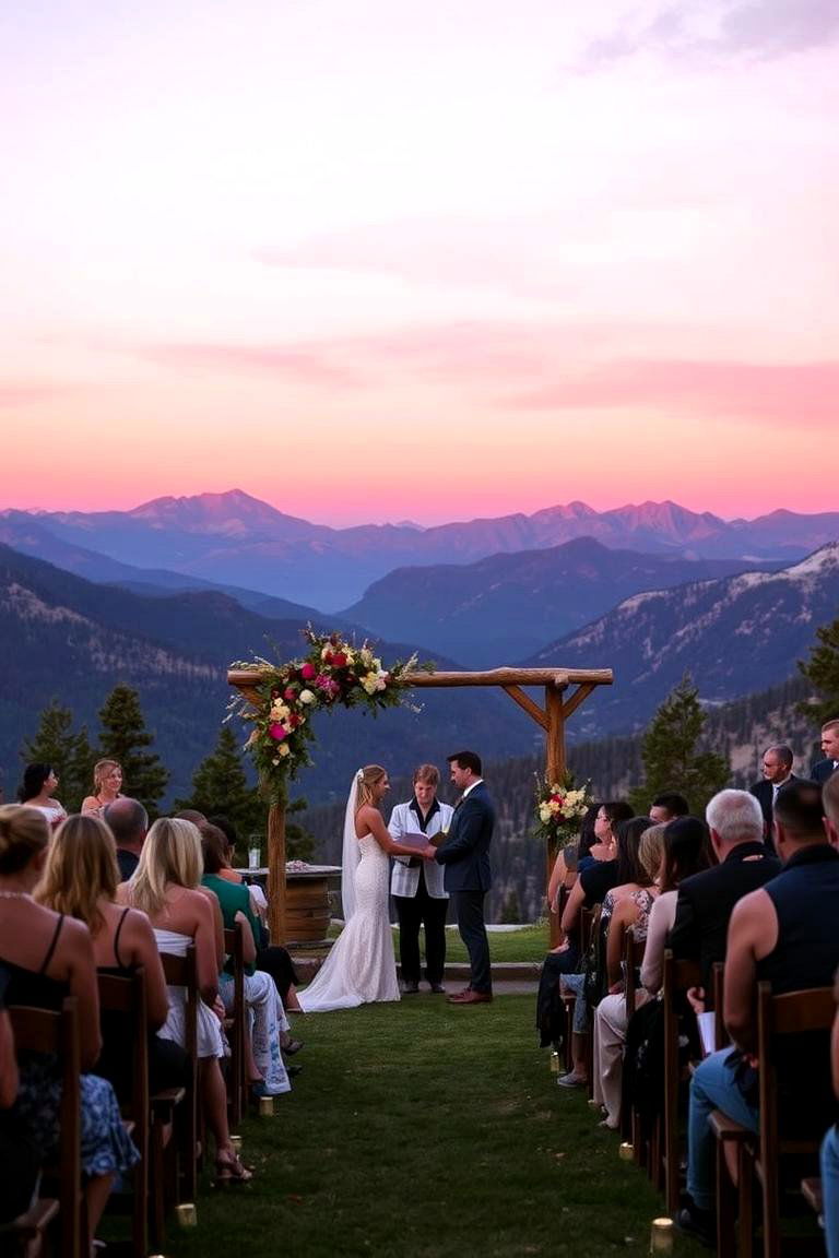 Mountain Purple Majesty - 24 Purple Wedding Theme Ideas