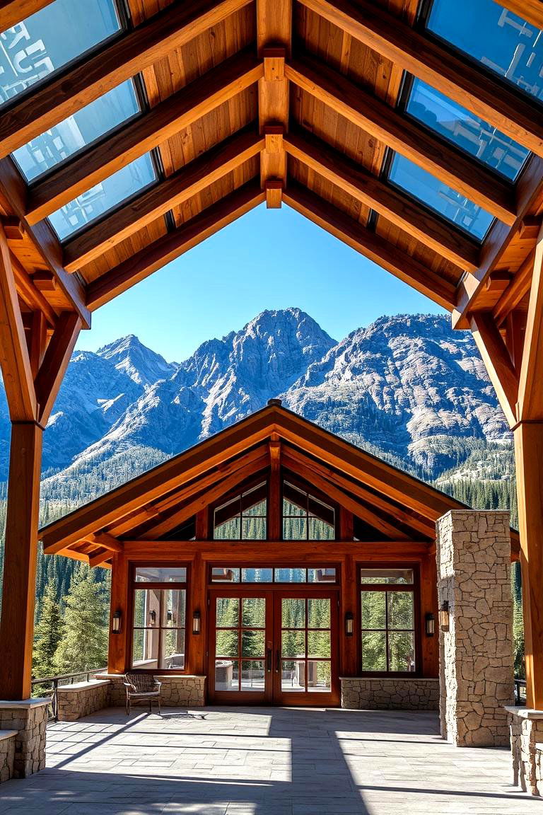 Mountain View Pavilion - 24 Outdoor Pavilion Ideas