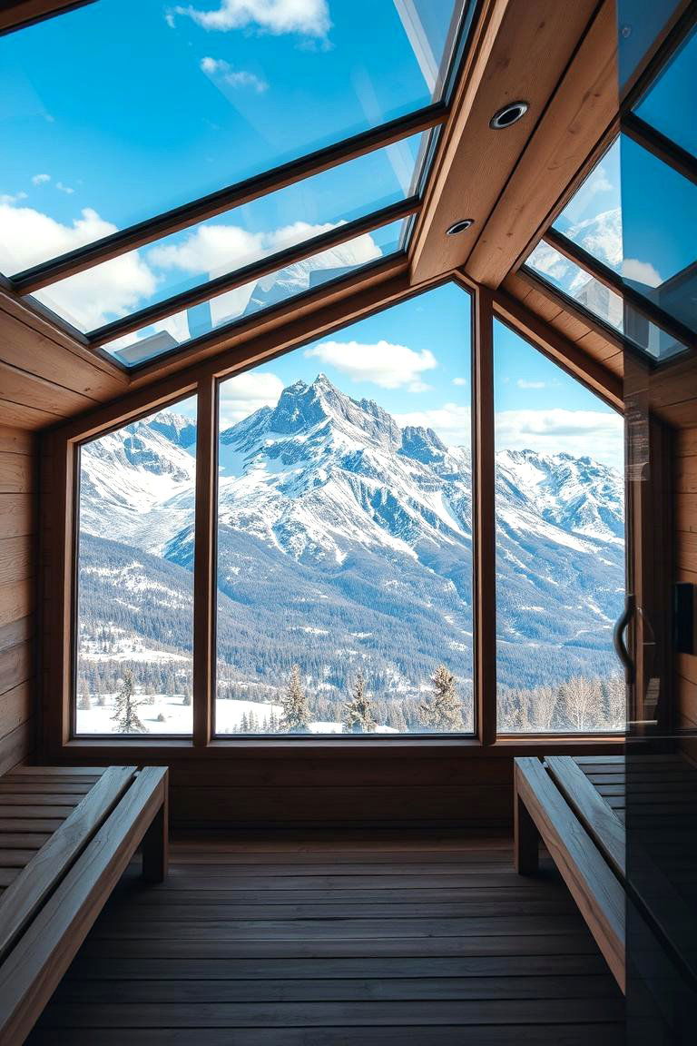 Mountain View Sauna Getaway - 24 Outdoor Sauna Ideas