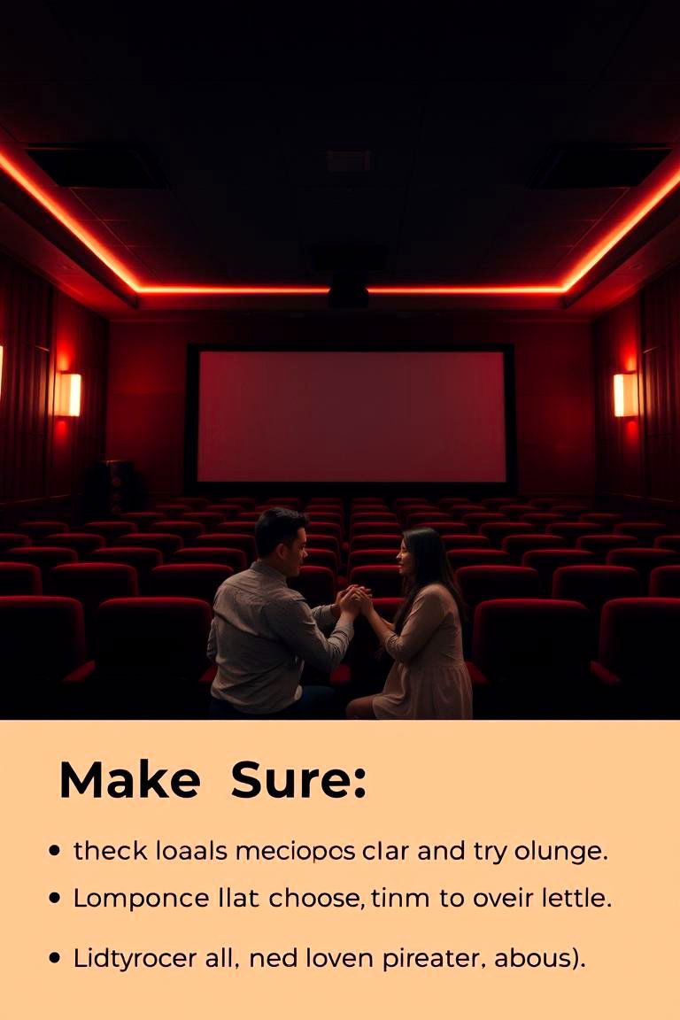 Movie Theater Proposal - 24 Wedding Proposal Ideas