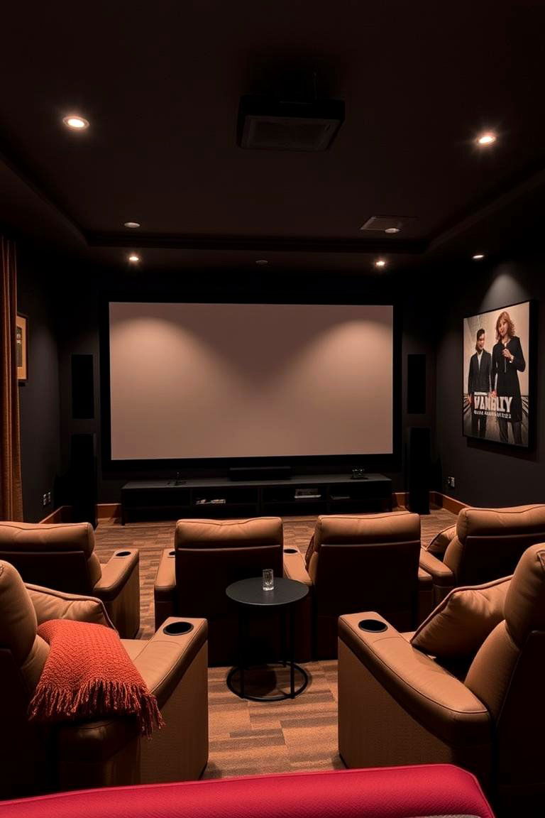 Movie Theater Setup - 24 Enclosed Porch Ideas