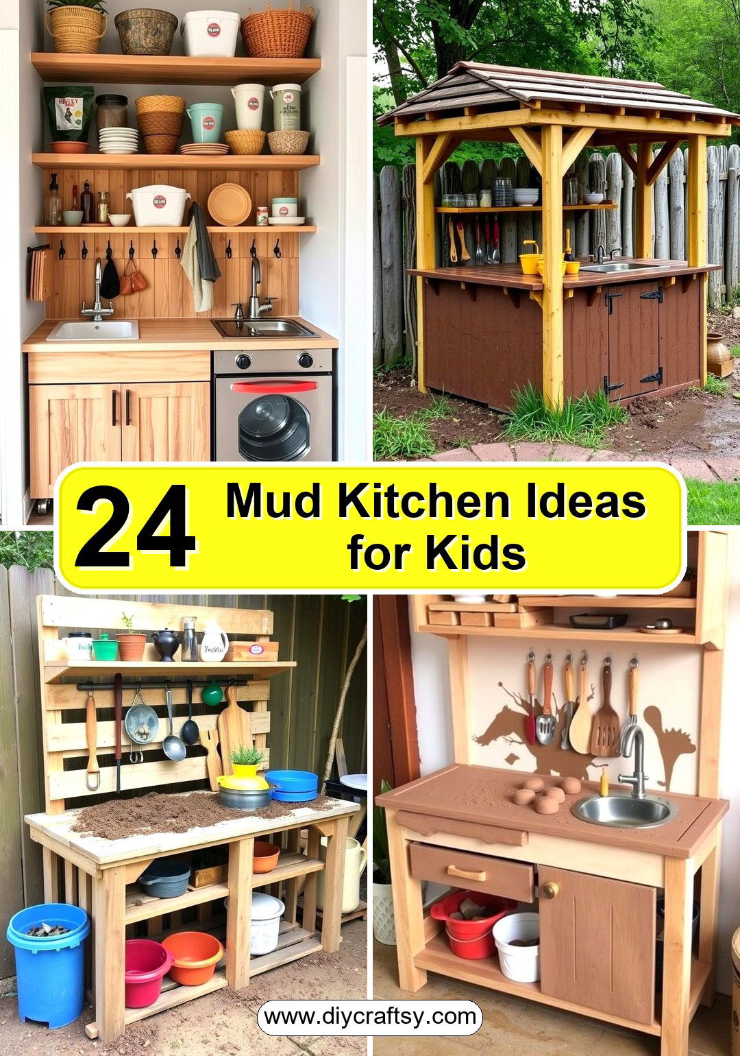 Mud Kitchen Ideas for Kids