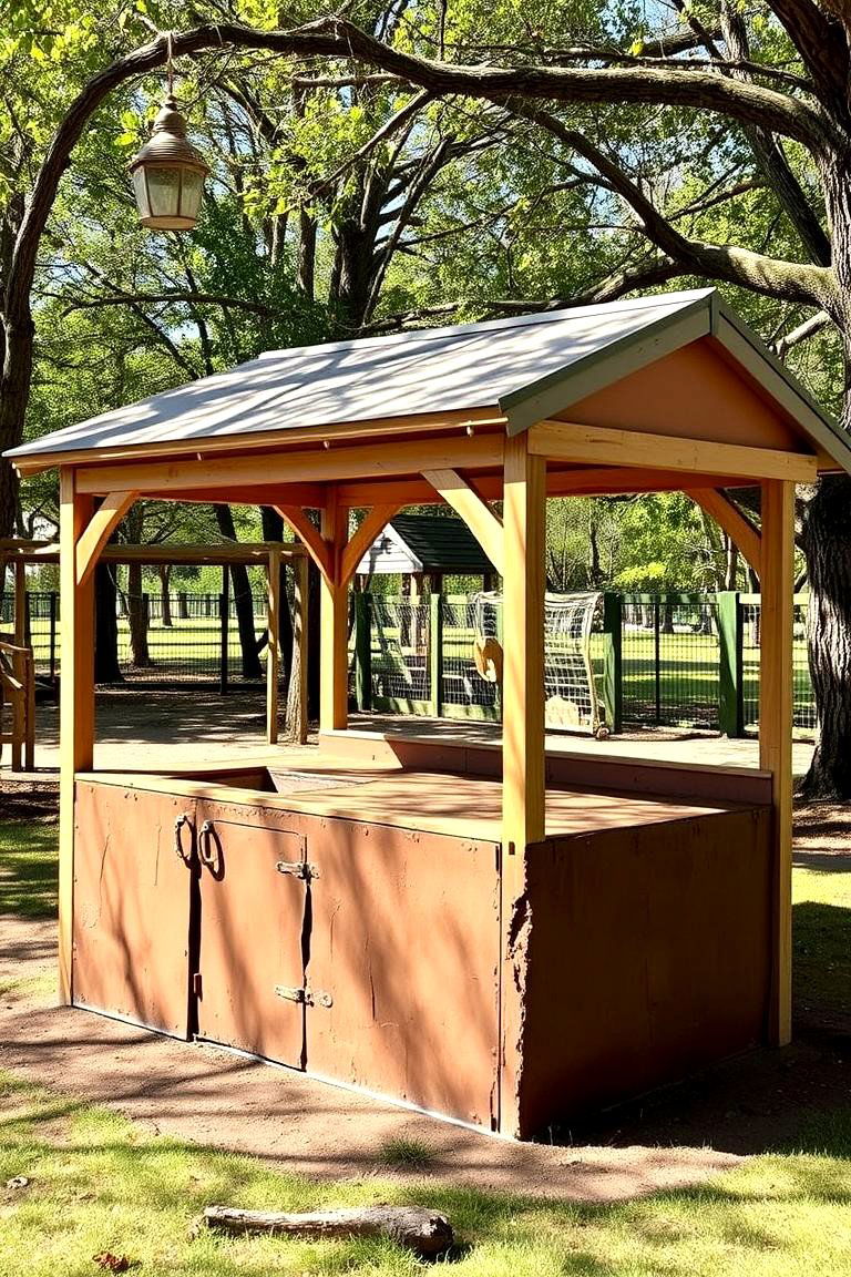 Mud Kitchen with a Roof - 24 Mud Kitchen Ideas