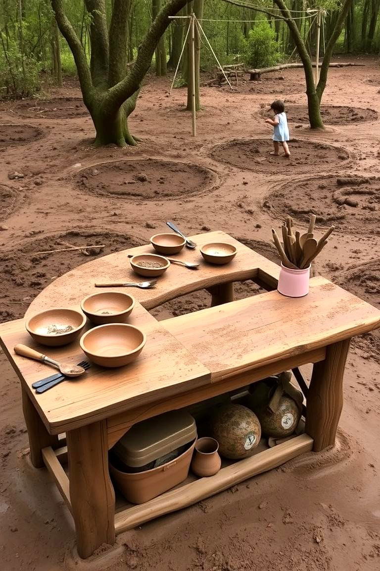 Mud Kitchen - 24 Backyard Playground Ideas