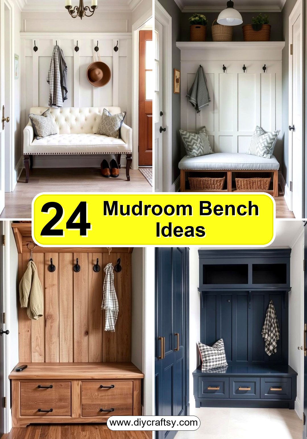 Mudroom Bench Ideas