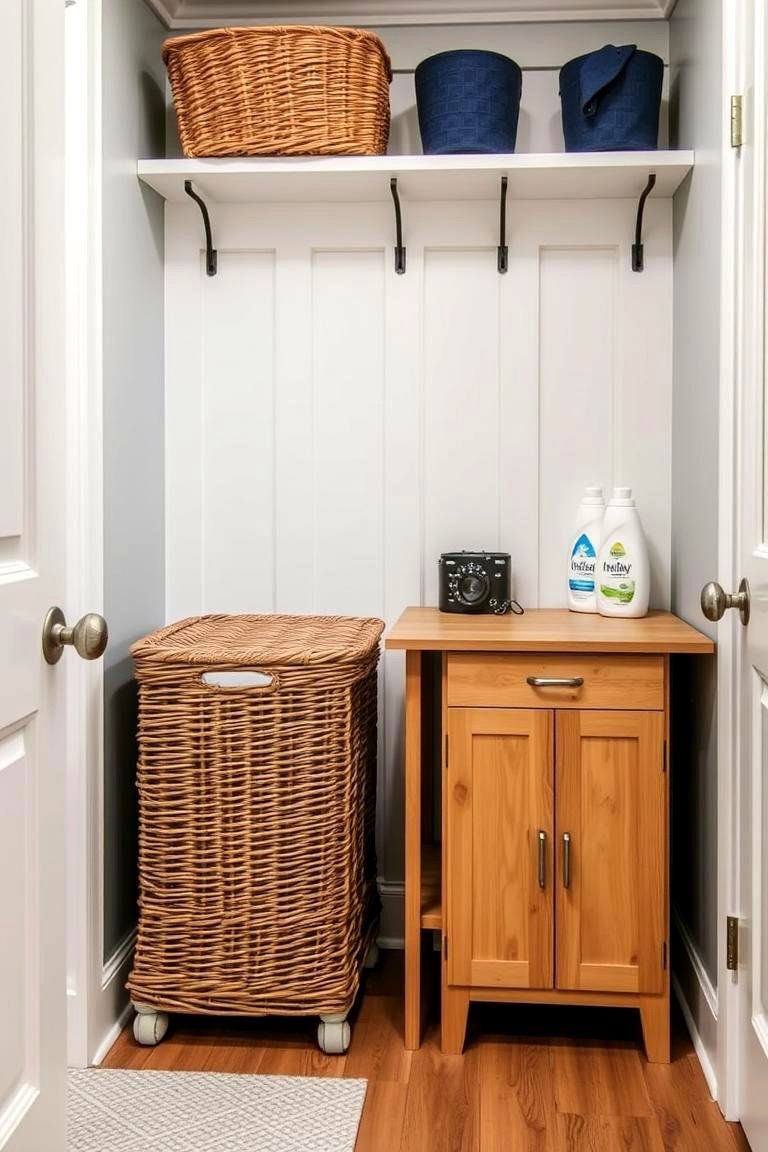 Mudroom Laundry Station - 24 Mudroom Storage Ideas
