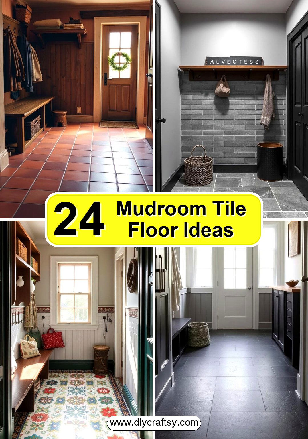 Mudroom Tile Floor Ideas