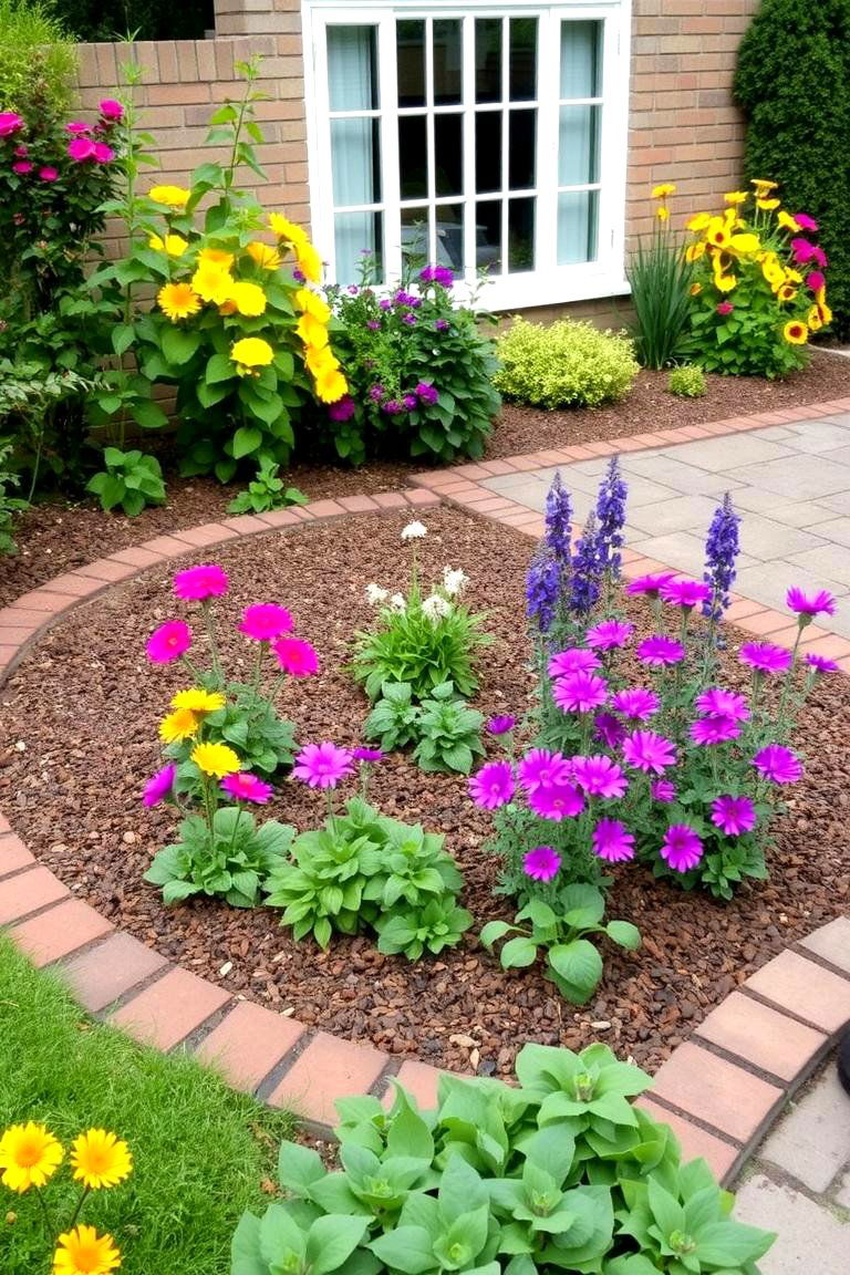 Mulch and Brick Patio - 24 mulch patio ideas