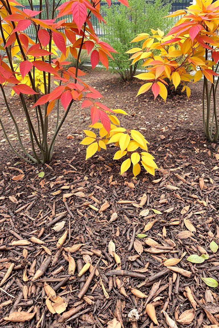 Mulched Serenity Sanctuary - 24 Fall Garden Ideas