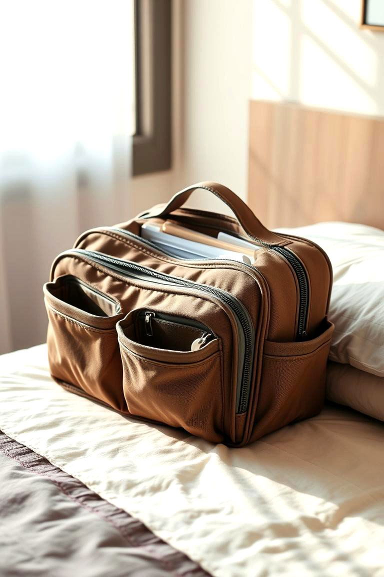 Multi Compartment Medicine Bag - 24 Medicine Storage Ideas
