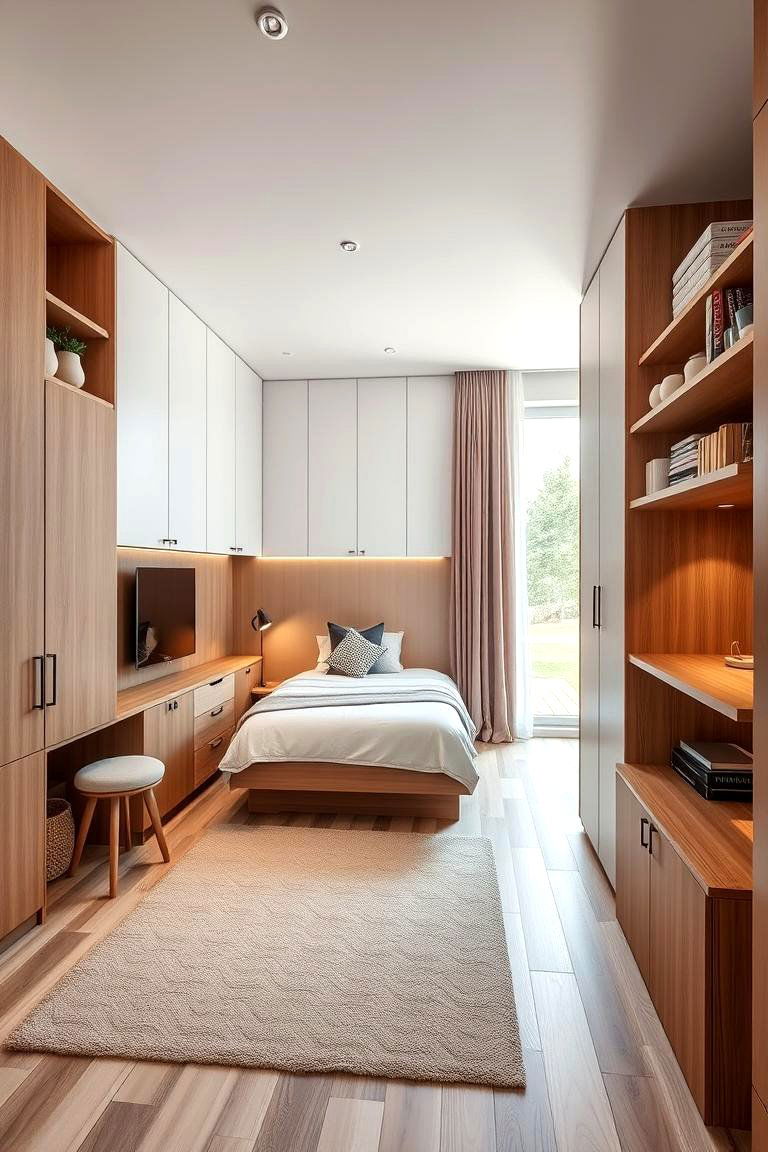 Multi Functional Bedroom - 24 2400s Room Ideas