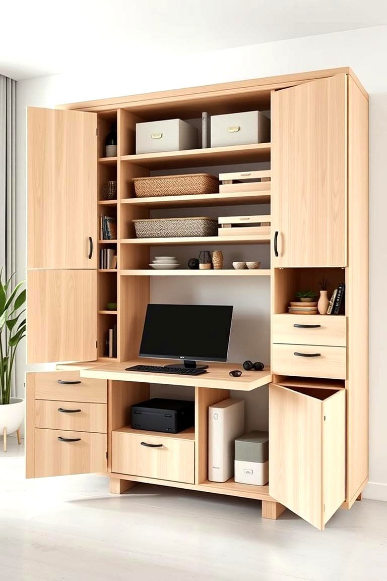 Multi Functional Cabinets for Dual Purposes - 24 cabinet storage ideas