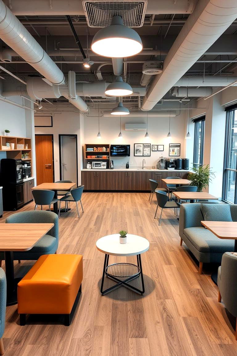 Multi Functional Coffee Area - 24 Office Coffee Station Ideas
