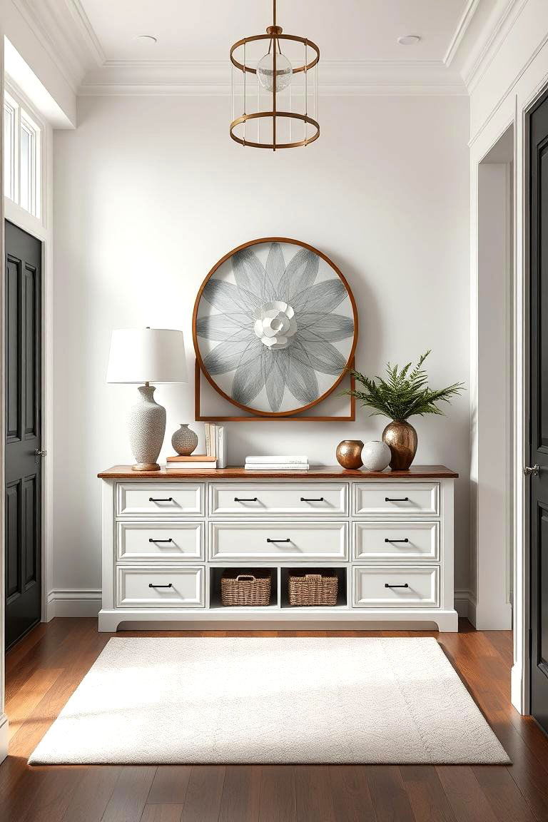 Multi Functional Console Tables - 24 Hallway Storage Ideas