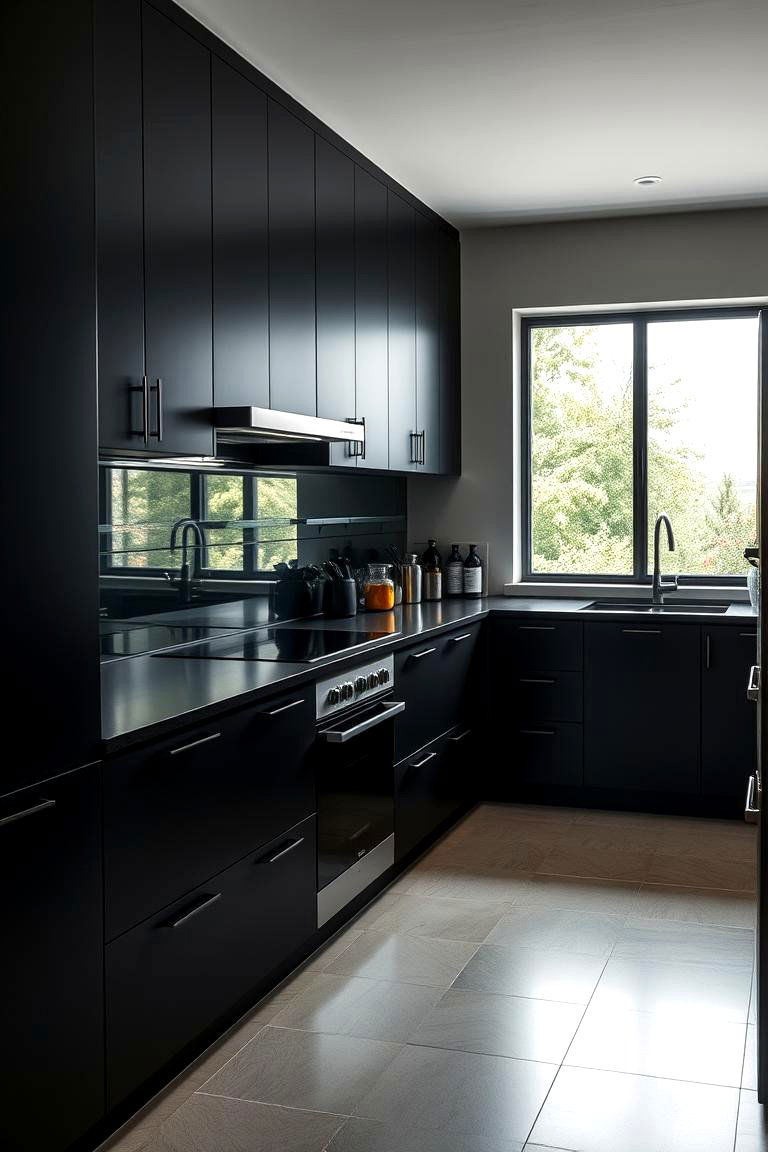Multi Functional Dark Kitchen - 24 Dark Kitchen Ideas