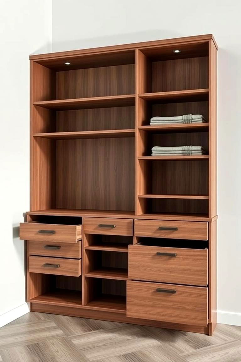 Multi Functional Drawer and Shelf Cabinet - 24 Corner Cabinet Ideas