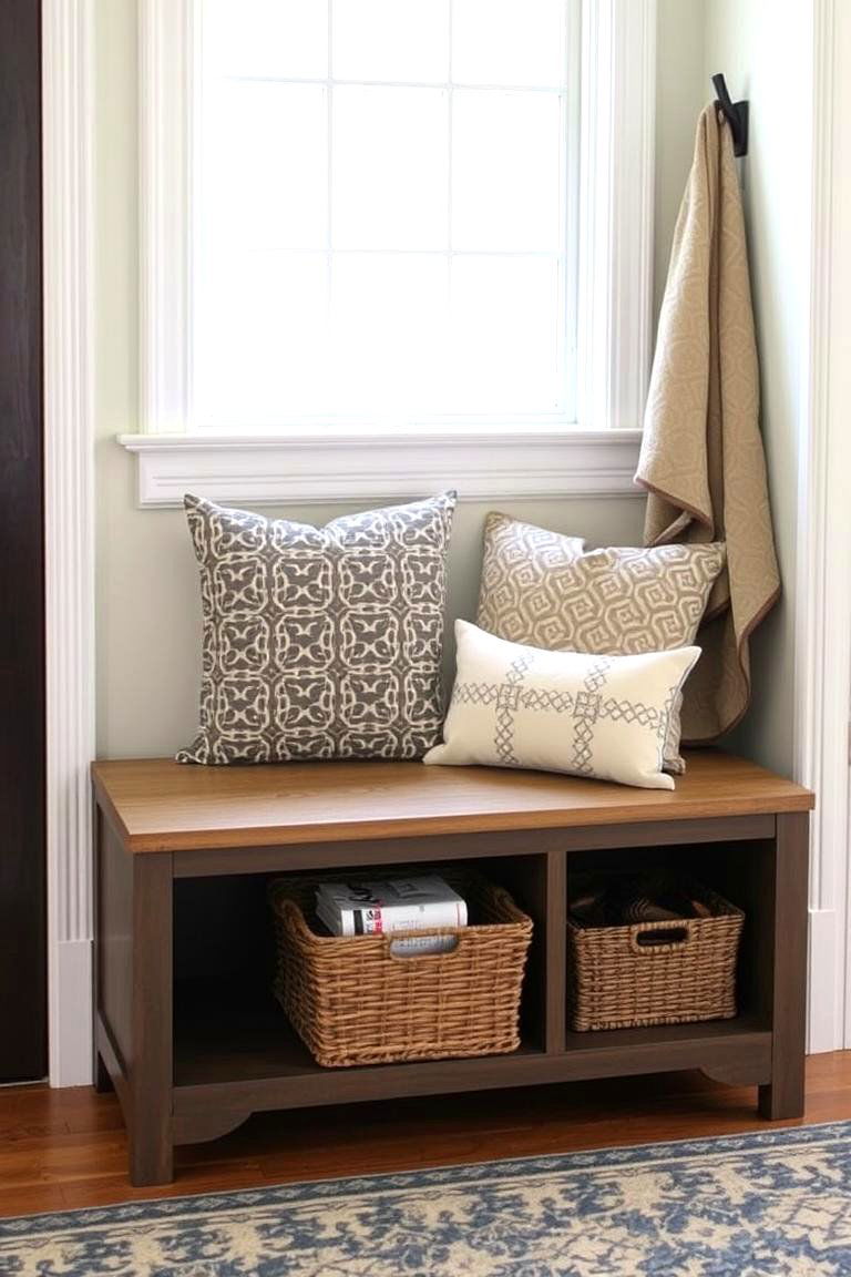 Multi Functional Entryway Bench - 24 Entryway Storage Ideas