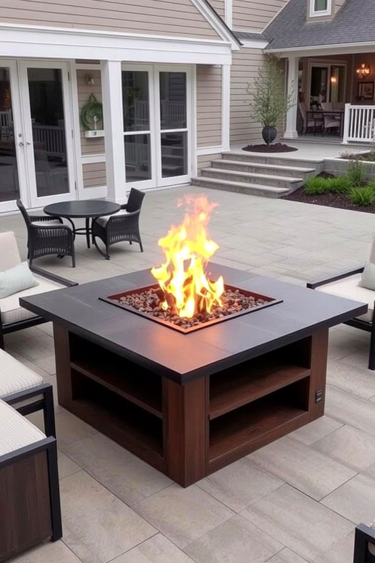Multi Functional Fire Pit for Gatherings - 24 Boulder Fire Pit Ideas
