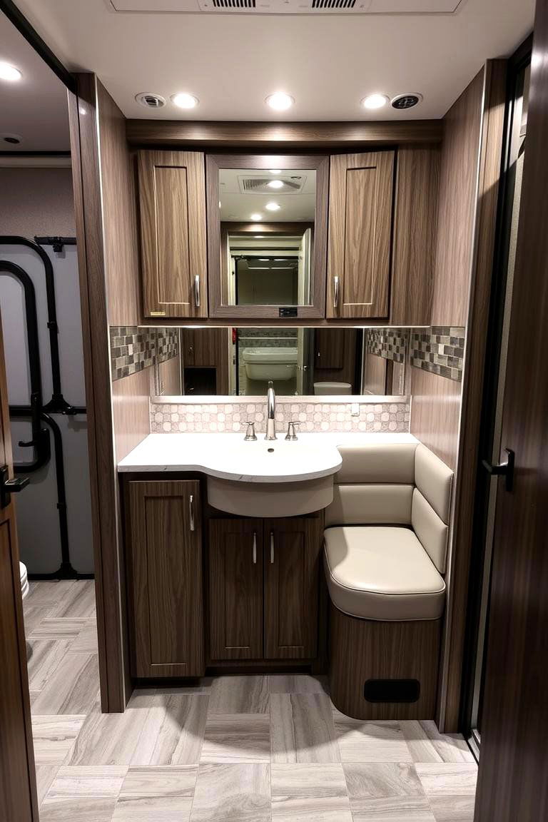 Multi Functional Fixtures - 24 Small Rv Bathroom Ideas