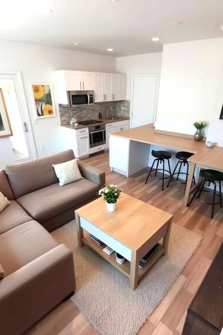 Multi Functional Furniture - 24 Open Kitchen Living Room Ideas