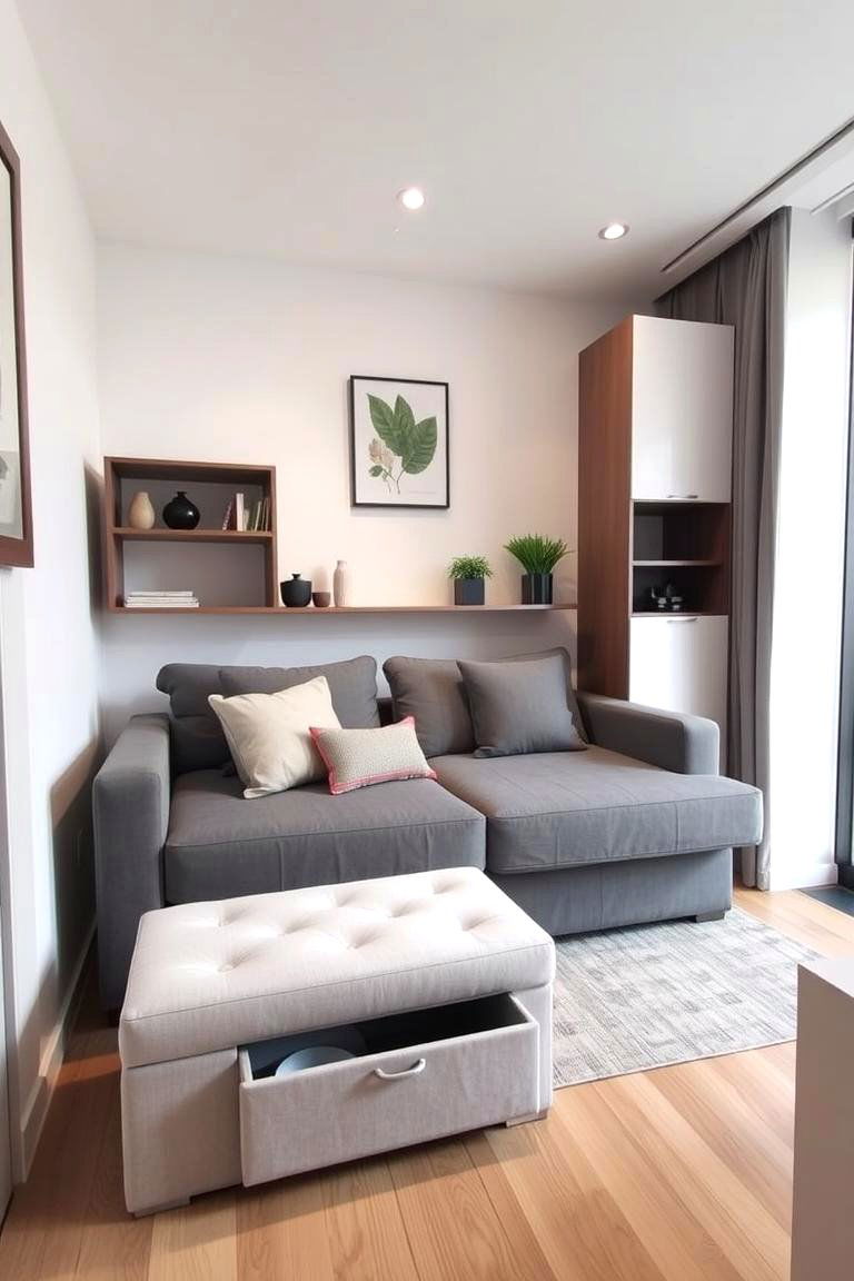 Multi Functional Furniture Finds - 24 Budget Apartment Living Room Ideas