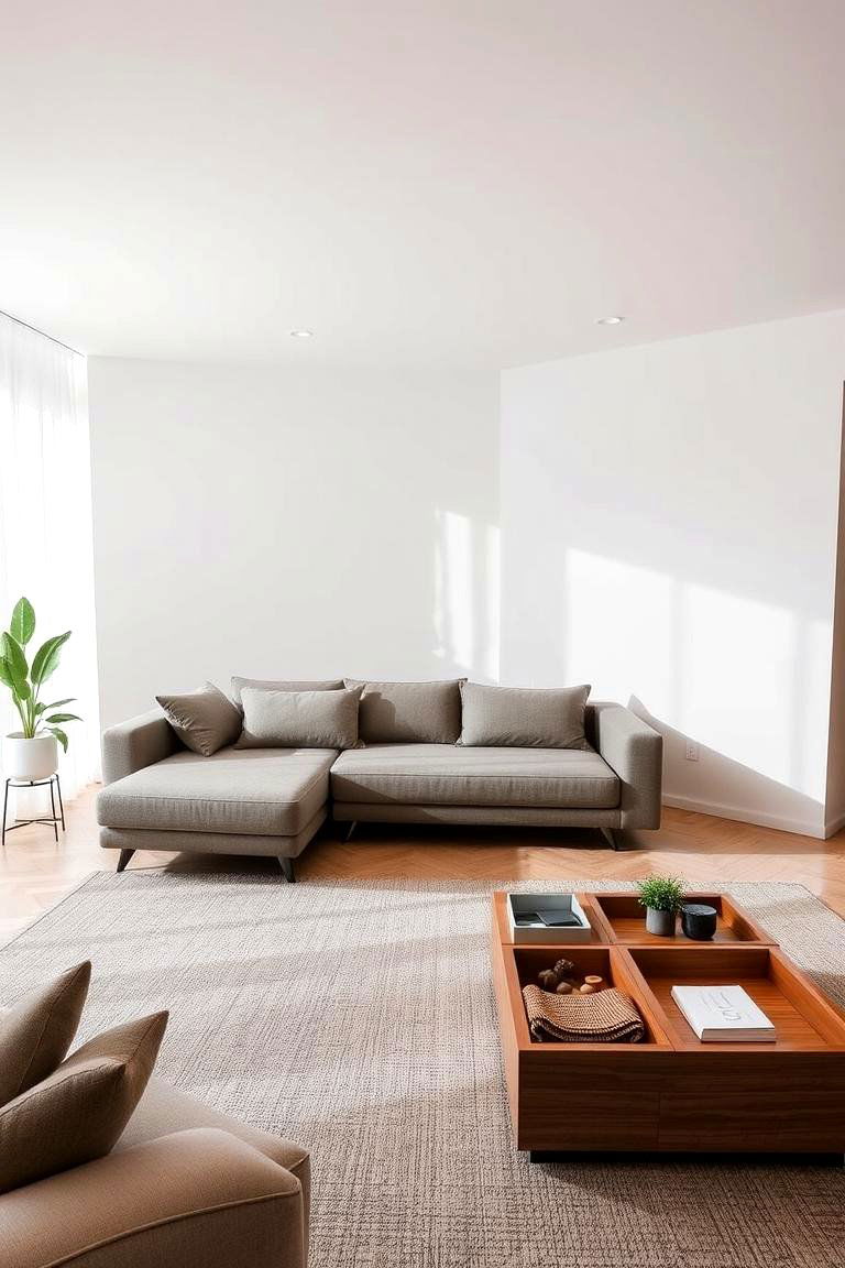 Multi Functional Furniture for Practicality - 24 Minimalist Living Room Ideas