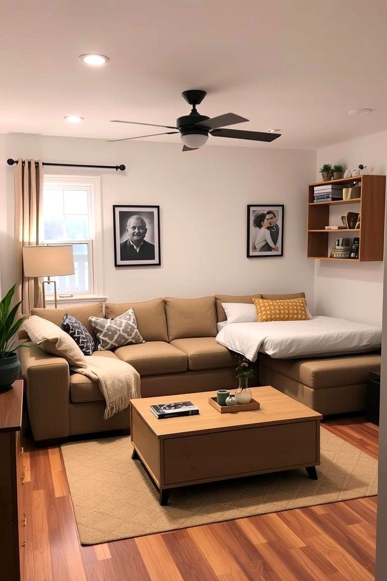 Multi Functional Furniture for Small Spaces - 24 Family Room Ideas