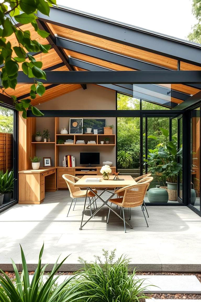 Multi Functional Garden Office and Studio - 24 Garden Office Ideas