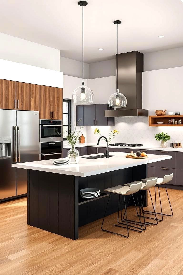 Multi Functional Kitchen Island - 24 Sunroom Kitchen Ideas