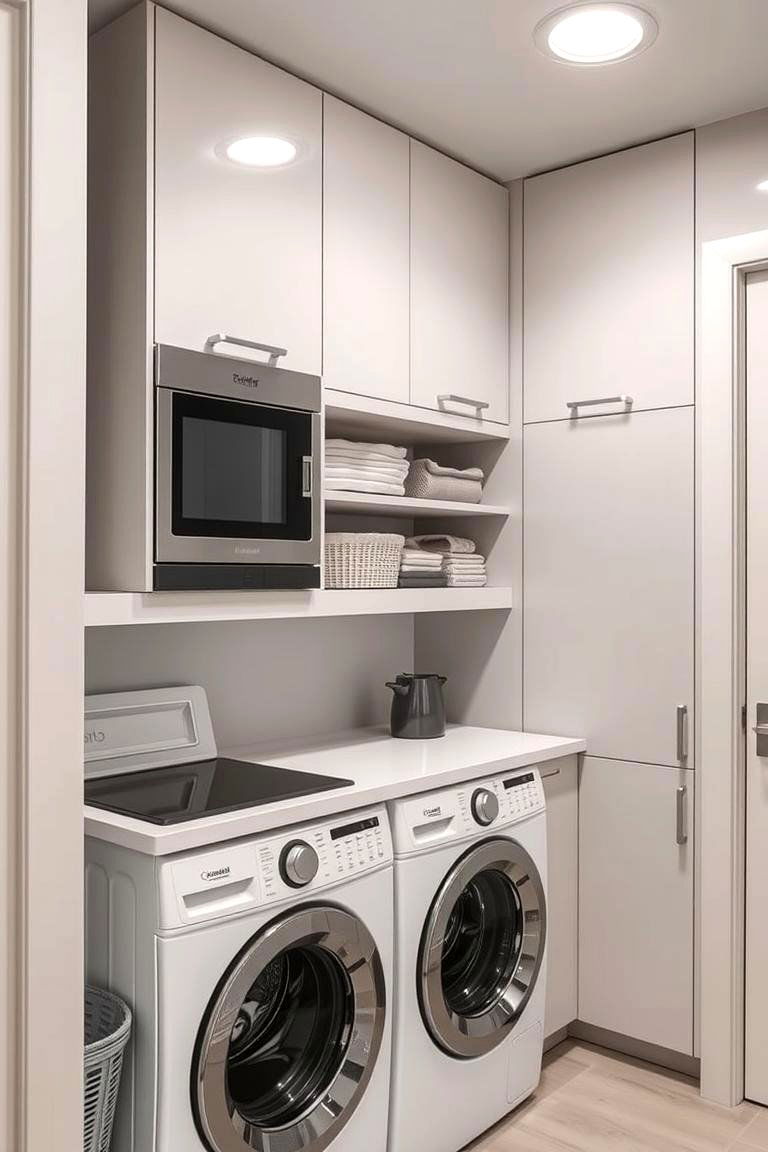 Multi Functional Laundry Center - 24 Small Utility Room Ideas