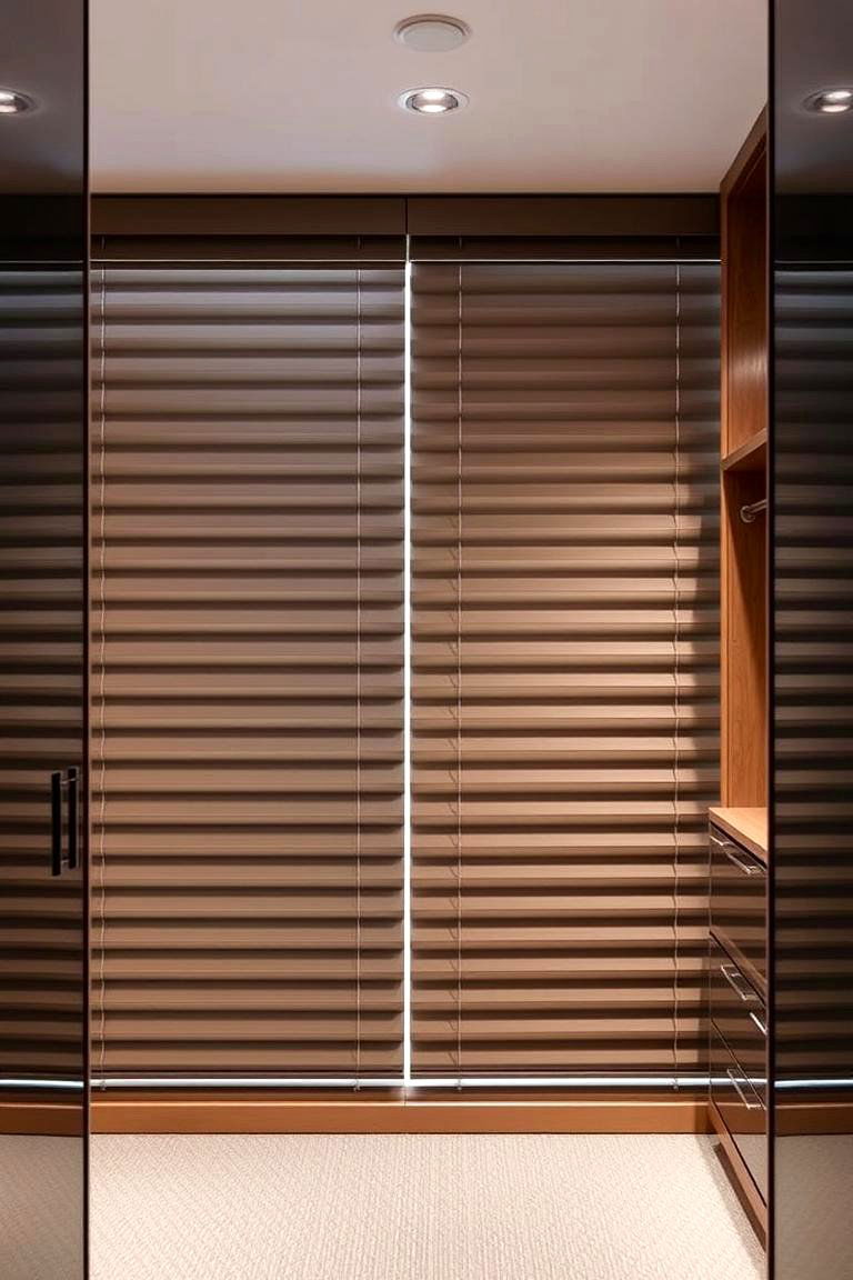 Multi Functional Modern Blinds - 24 closet curtain ideas