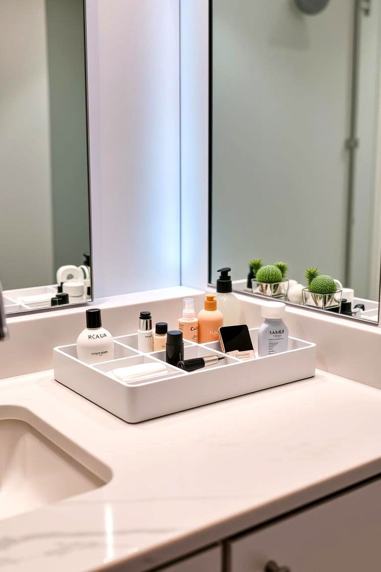 Multi Functional Organizer Tray - 24 Bathroom Tray Ideas