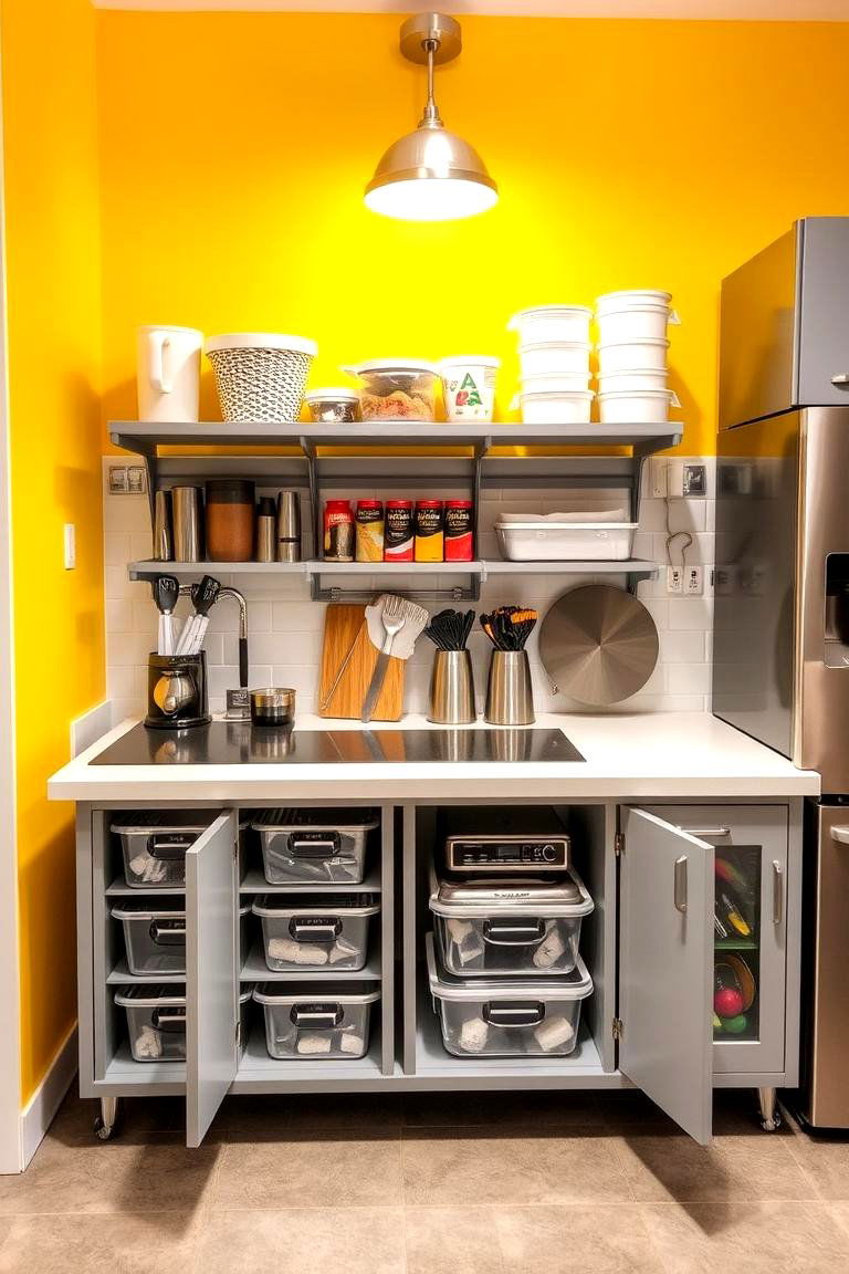 Multi Functional Prep Station - 24 Small Kitchen Island Ideas