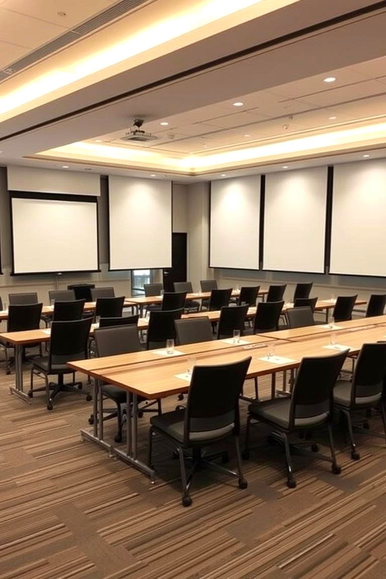 Multi Functional Room Layout - 24 Conference Room Design Ideas and Inspiration