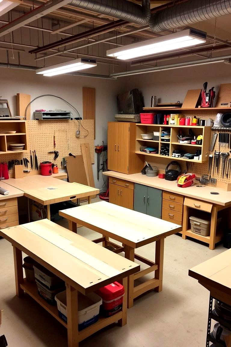 Multi Functional Workshop Space - 24 Motorcycle Garage Ideas