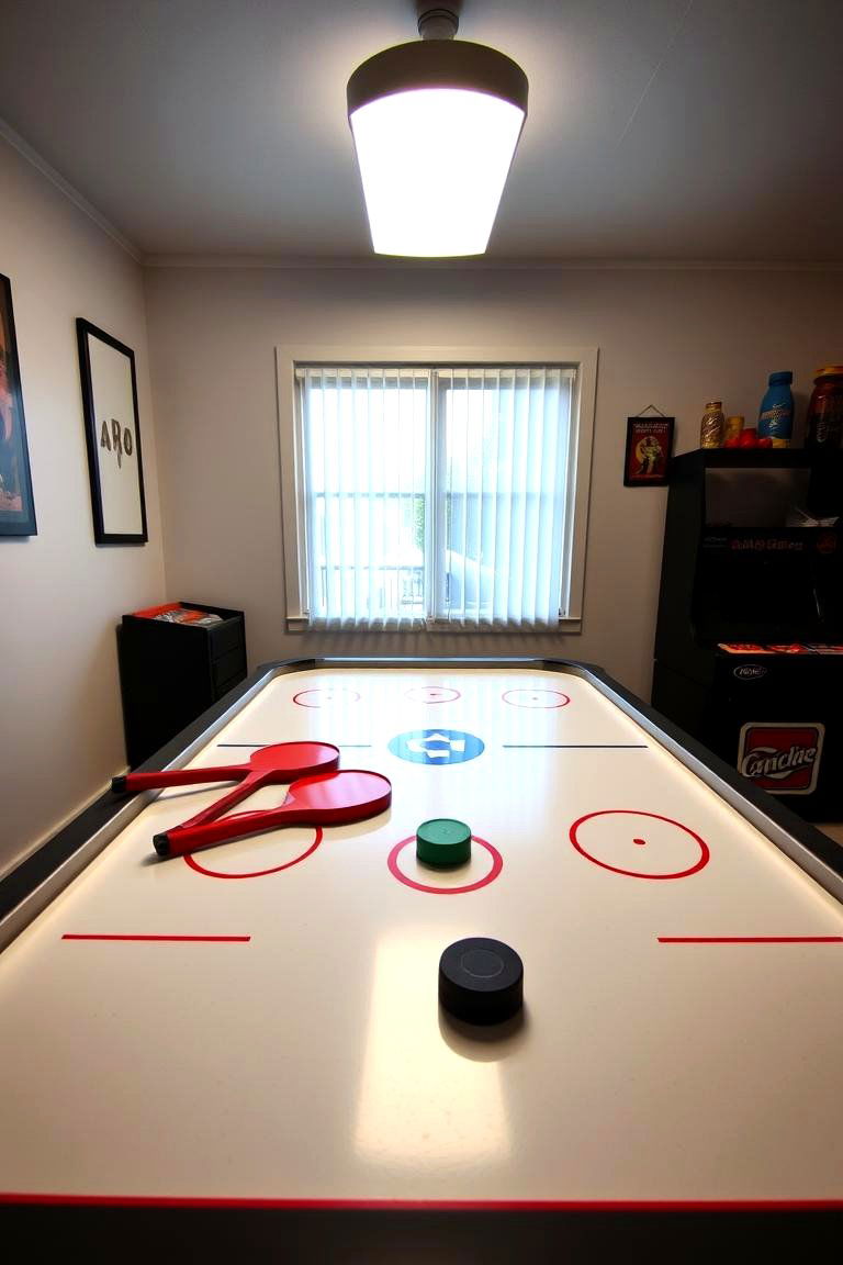 Multi Game Table Air HockeyPoolPing Pong - 24 Small Game Room Ideas