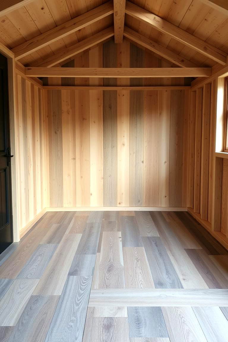 Multi Layered Composite Flooring - 24 Shed Floor Ideas