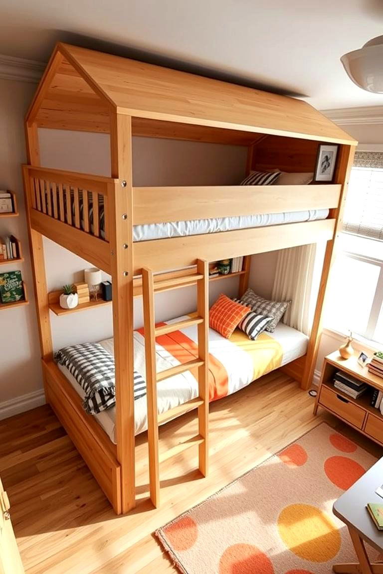 Multi Level Bunk Bed - 24 Unique Bed Design Ideas