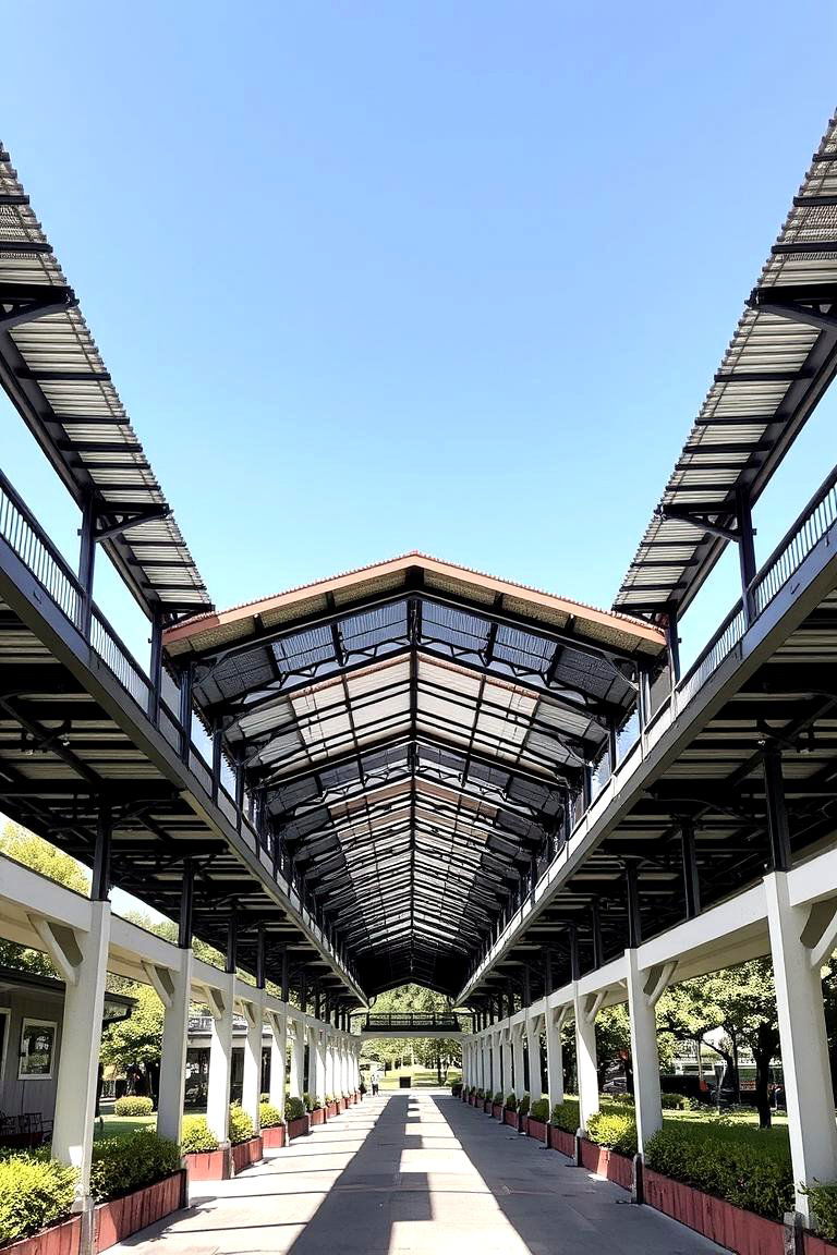 Multi Level Covered Walkway - 24 Covered Walkway Ideas